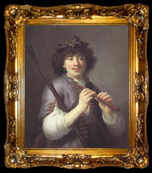 framed  Govert flinck Rembrandt as a shepherd (mk33), ta009-2